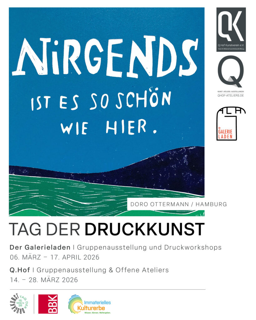 Tag der Druckkunst 2026, Motiv Doro Ottermann