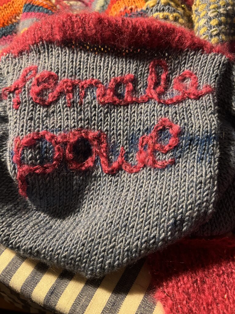 Female power | Nadel. Faden. Statement.