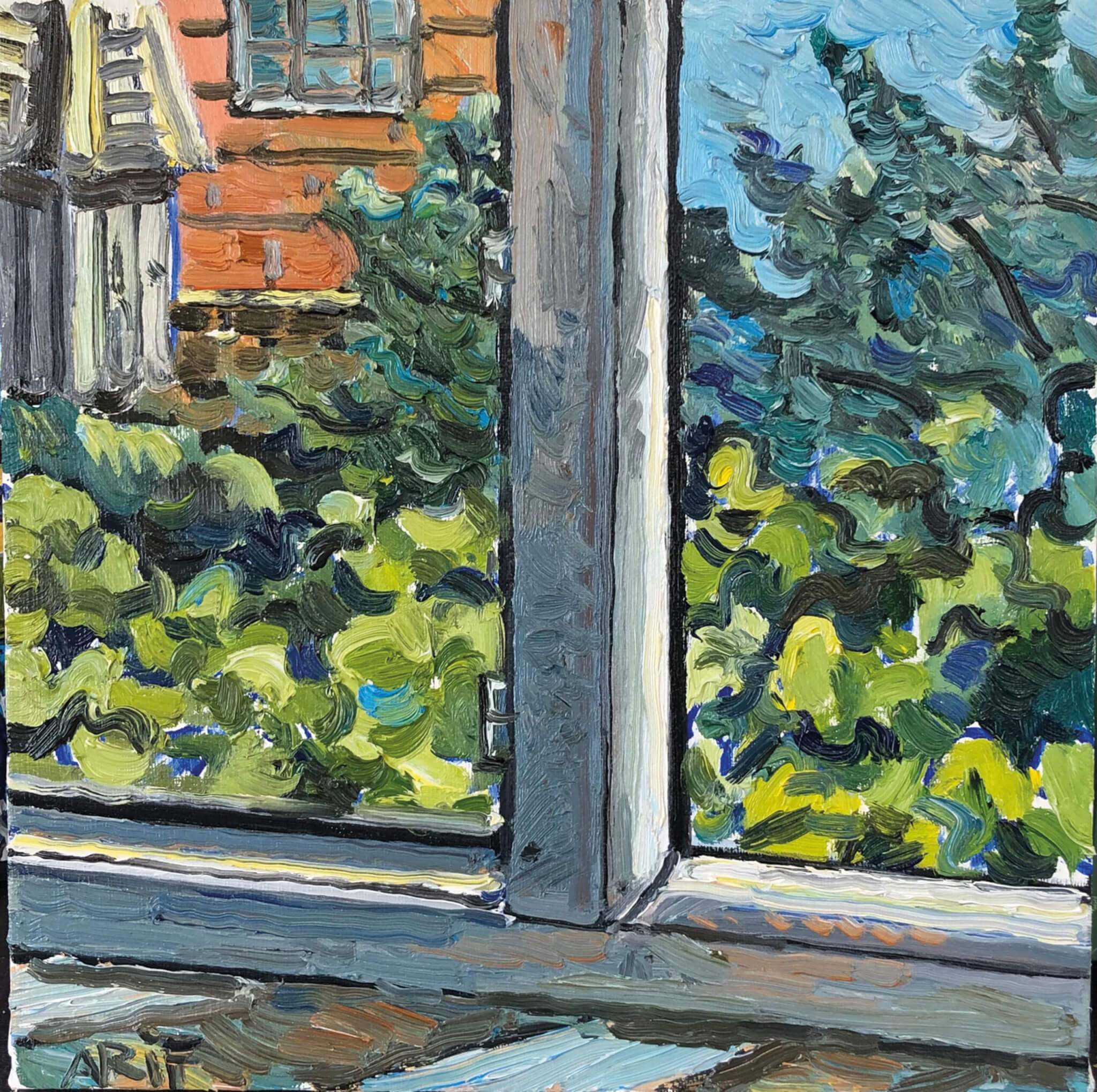 Werk von Arif Amirov: Fensteraussicht